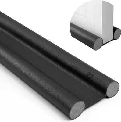 Imagen del producto de Burlete para puertas, de 5,5 cm de grosor, 92 cm de longitud, color , para puertas interiores y exteriores
