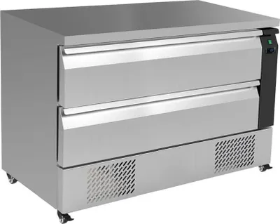 Produktbild von KBS Kühltisch mit 2 Schubladen 1230x700x840 mm GN 1/1 Umluftkühlung