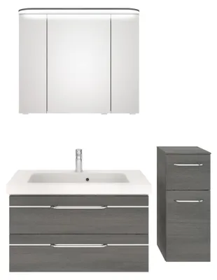 Produktbild von Pelipal Balto Sprint Badmöbel Set 4-teilig mit LED-Kranzleuchte 48 x 64,5 x 44 cm