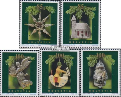 Produktbild von Briefmarken Schweiz 2004 Mi 1897-1901 (kompl.Ausg.) gestempelt Weihnachten