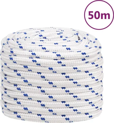 Image de Corde de bateau Blanc 20 mm 50 m Polypropylène