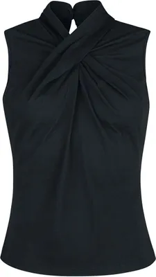 Produktbild von Banned Retro Top Damen Hey Jude Top schwarz Rockabilly 100% Baumwolle S