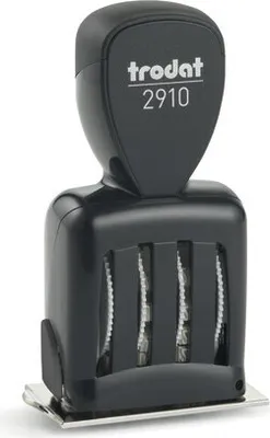 Produktbild von Trodat 73042 Firmenstempel Traditionell Datumsstempel Metall, Kunststoff
