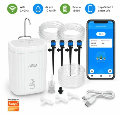 Zdjęcie produktu dla Inteligentny system nawadniania WiFi dla roślin doniczkowych Tuya DIW1
