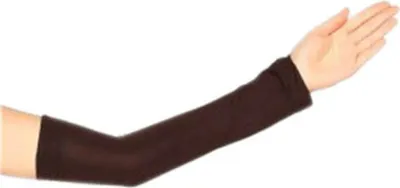 Produktbild von Armstulpen Pulswärmer Schwarz Kolluk Tesettür Hijab Gebet Armling Bone Turban