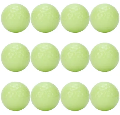 Obrázek produktu pro Golfové míčky, 12 kusů - Svítící golfové míčky - Svítící plovoucí golfové míčky - Trénink golfu - Dvojitá fluorescenční vrstva - Vysoce kvalitní materiály