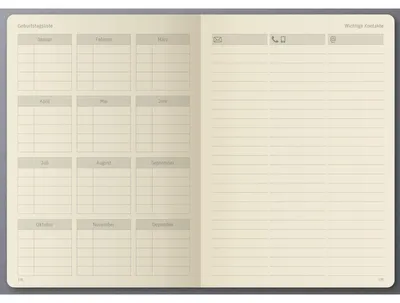 Produktbild von SIGEL CO700 Wochenplaner Conceptum (DE) - undatiert - ca. A5 - schwarz - Hardcover - 53 Wochen, 2 Seiten = 1 Woche - 192 S. - PEFC-