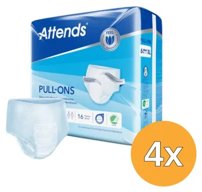 Productafbeelding van 4x Attends Pull-Ons 6 XL (16 stuks)