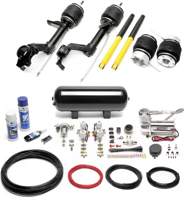 Produktbild von TA Technix Luftfahrwerk + Kompressor Kit schwarz für Opel Kadett D 1979 - 1984