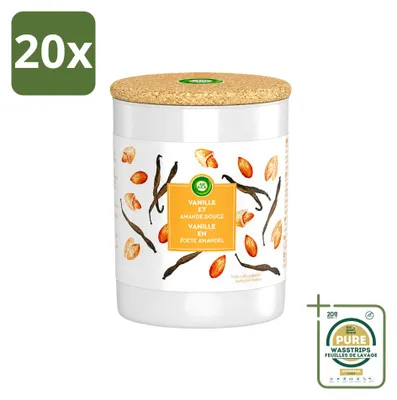 Obrázek produktu pro 20 svíček Air Wick vonilková a mandlová – balení, 20 kusů