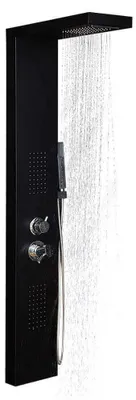 Produktbild von Duschpaneel Cascata black