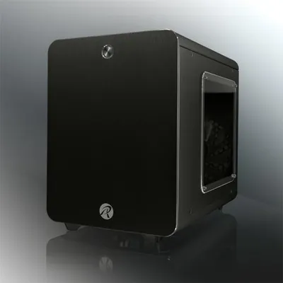 Produktbild von RAIJINTEK METIS PLUS, Mini Tower, PC, Schwarz, Mini-ITX, Aluminium, Gaming