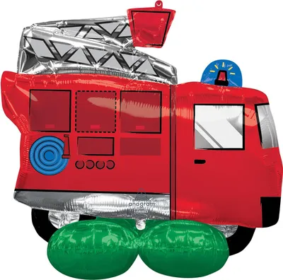 Produktbild von AMSCAN Fire Truck Folienballon     0