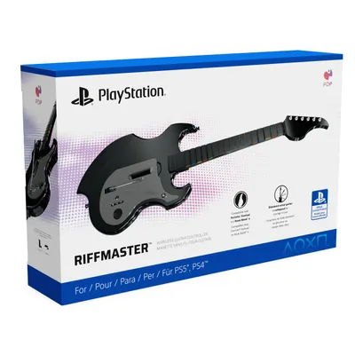 Produktbild von PDP Riffmaster, Gitarre, PC, PlayStation 4, PlayStation 5, D-Pad, Analog / Digital, Kabellos, 9,14 m