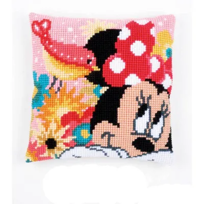 Produktbild von Vervaco Disney Kreuzstichkissen "Pssst, ich habe ein Geheimnis", Stickbild vorgezeichnet