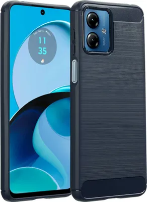 Produktbild von imoshion Brushed Back Cover Motorola Moto G14 - Dunkelblau