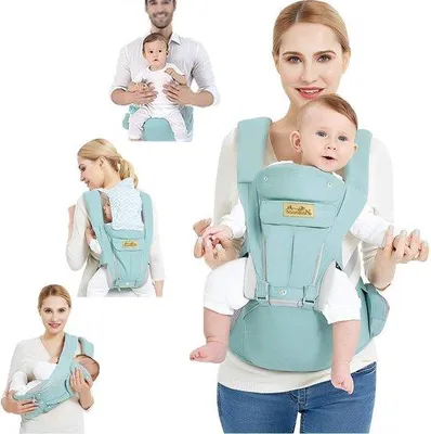 Image de Poussette ergonomique pour bébé, de 0 à 48 mois, respirante, protection totale