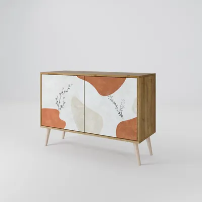 Immagine prodotto di Cassettiera Spacerebels a 2 ante - credenza cassettiera - credenza alta - mobile guardaroba - soggiorno camera da letto - 57,5×111×42 (HxLxP)