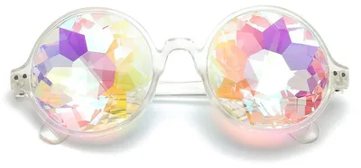 Produktbild von 3 Stück Kaleidoskop-Sonnenbrillen, Uni-Foto-Requisiten