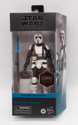 Produktbild von Star Wars Die Schwarze Serie Gaming Greats Riot Scout Trooper Actionfigur 15 cm
