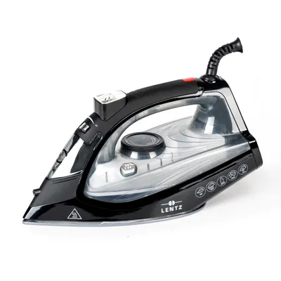 Produktbild von Ribelli Dampfbügeleisen,2200W, 300ml Wassertank, Bügeleisen mit SuperCeramic Bügelsohle, Vertikaldampf, Trockenfunktion, 2 Stufen Dampfregelung