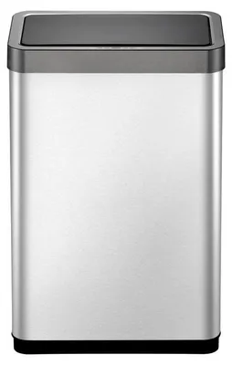 Produktbild von EKO - Mirage X Sensor Recycler Abfalleimer 20+20 Liter - Stainless steel   - Matt Edelstahl