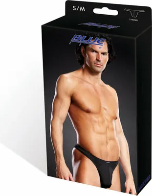 Image de BLUE LINE Performance Microfiber Thong blk S/M