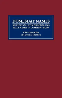 Produktbild von Domesday Names