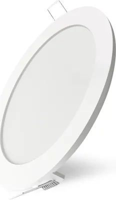 Produktbild von 24W LED Ultra Slim LED Einbauleuchte Panel PLUS Serie Rund Ø 300mm Kaltweiß