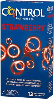 Image de Contrôle du préservatif à la fraise