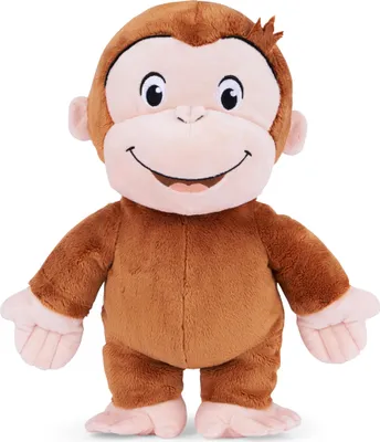 Produktbild von Schmidt Spiele 42814 Curious Georg, Coco der neugierige AFFE, 37 cm, XL Plüschfigur - Amazon Exklusive