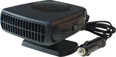 Produktbild von 12 V/24 V Autoheizung, tragbarer Windschutzscheiben-Defroster, 150 W, schnelles Heizen, Kühlgebläse mit Zündstecker, einstellbarer Winkel, Auto-Windschutzscheibenlüfter