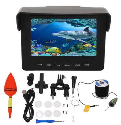 Image de Appareil photo numérique sous-marin à écran LCD de 4,3 pouces, grand angle de 165 degrés, étanche, pour la pêche en mer