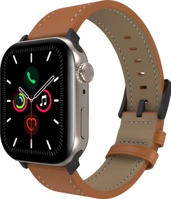 Produktbild von Just in Case 8508287, Uhrenarmband, Apple, Watch 44/45/46/49mm, Echtes Leder