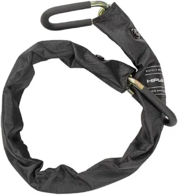 Productafbeelding van Lusketting 110 cm - 10 mm gehard staal - Zwart