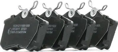 Produktbild von RIDEX Bremsbeläge Satz Hinten für VW Golf VII Schrägheck (5G1, BQ1, BE1, BE2) 402B1584
