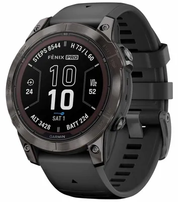 Immagine prodotto di Garmin Fenix 7x Sapphire Solar Edition Carbon Grey Dlc Smartwatch Gps Titanio