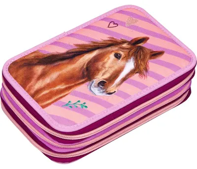 Produktbild von Coppenrath 3-fach Federmäppchen - Pferdefreunde