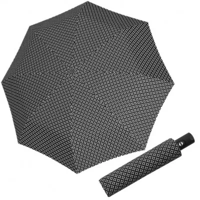 Obrázek produktu pro Doppler Carbonsteel Magic Minimals - dámský plně automatický deštník, černá, geometrický / abstraktní