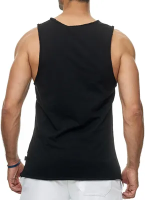 Produktbild von Red Bridge Herren Tank Top Growing Old is Not for Sissies Tattoo Ärmellos Schwarz M