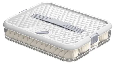 Produktbild von Knödel-Aufbewahrungsbox aus Kunststoff, wasserdicht, rutschfest, für Lebensmittelbehälter, Küchenbedarf