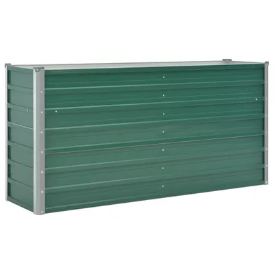 Produktbild von vidaXL Garten-Hochbeet Verzinkter Stahl 160x40x77 cm GrÃ1/4n