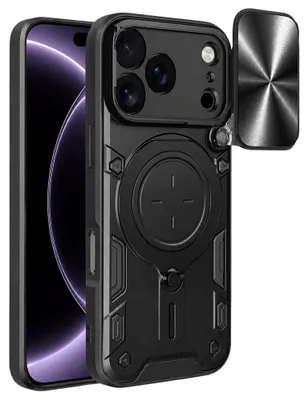 Obrázok produktu pre Techsuit - Kryt CamGuard Pro pre iPhone 18 Pro / iPhone 17 Pro - čierny