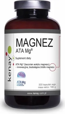 Zdjęcie produktu dla Suplementy diety Kenay Magnez Ata Mg (300 kaps.) 8472