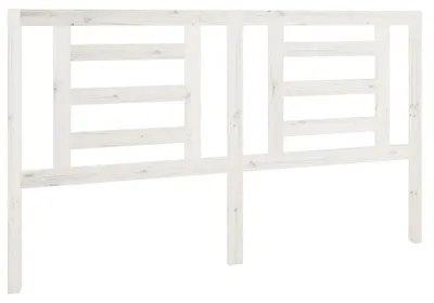 Obrázok produktu pre vidaXL Čelo postele biele 166x4x100 cm Masívne borovicové drevo