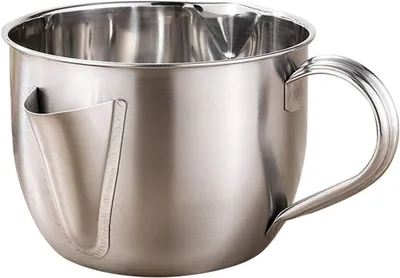 Obrázek produktu pro Odlučovač tuku nerez, 1000 ml odlučovač tuku konvička olejové síto odlučovač tuku odlučovač tuku, polévkové síto omáčka miska na tukový olej filtr na oddělování tuku nádoba na separaci tuku nádoba na oddělování tuku s víkem a kartáčem