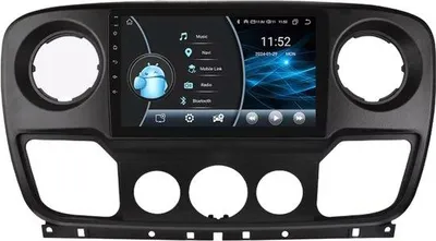 Immagine prodotto di Autoradio con Bluetooth e CarPlay per Nissan NV400, Opel Movano e Renault Master III (2010-2021) - compatibile con Apple e Android - impianto stereo con sistema di navigazione - 2 GB di RAM, 32 GB di memoria interna
