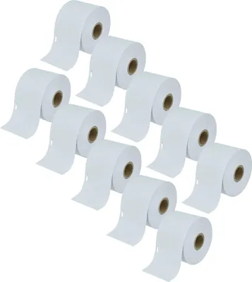 Produktbild von vhbw 10x Rolle 62mm x 106mm (250 Etiketten) Ersatz für Dymo S0929110 für Drucker Weiß