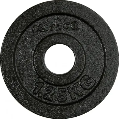 Produktbild von V3Tec Hantelscheibe schwarz 2x1,25kg