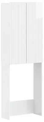 Obrázok produktu pre Skrinka pod umývadlo ZWOLLE, vysoký lesk, biela, 66 x 25,5 x 190 cm